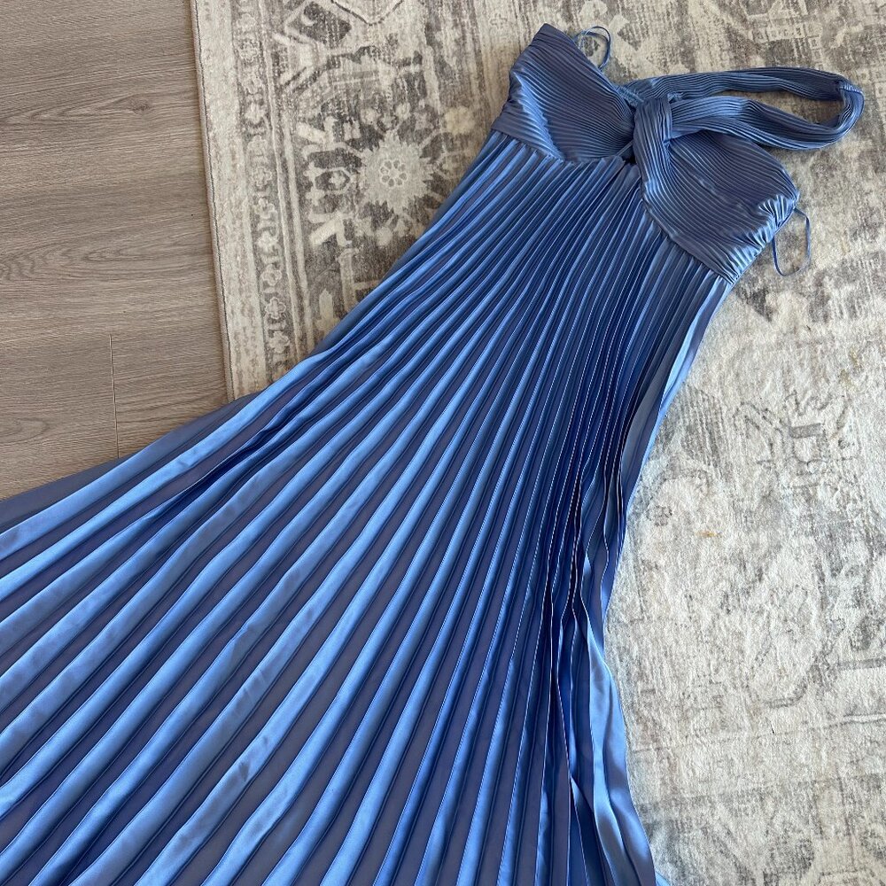 ASTR The Label Rasya Pleated Maxi Dress